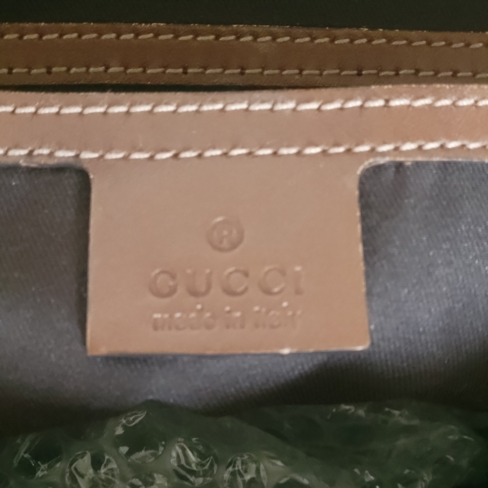 GUCCI GG Supreme Tote Bag PVC Leather .. Authentic - Picture 8 of 13
